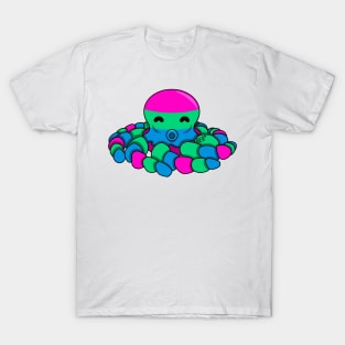 Polysexual Pride Fidget Octopus T-Shirt